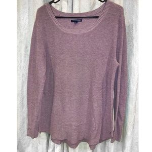 purple american eagle sweater